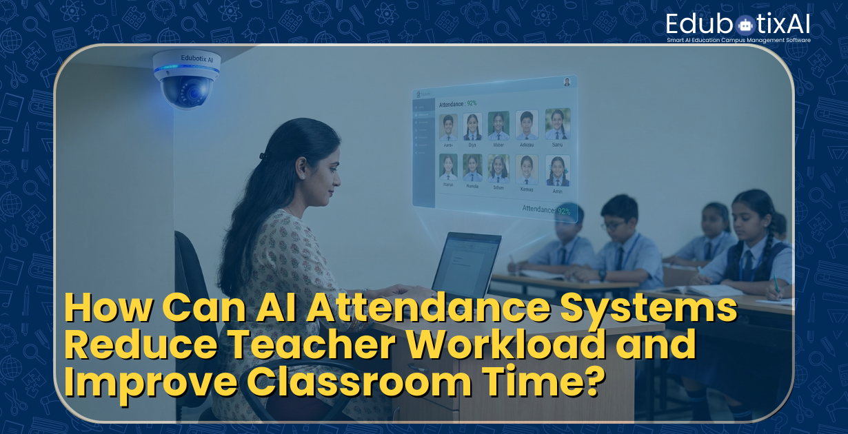 How Can AI Attendance Systems Reduce Teacher Workload and Improve Classroom Time?
